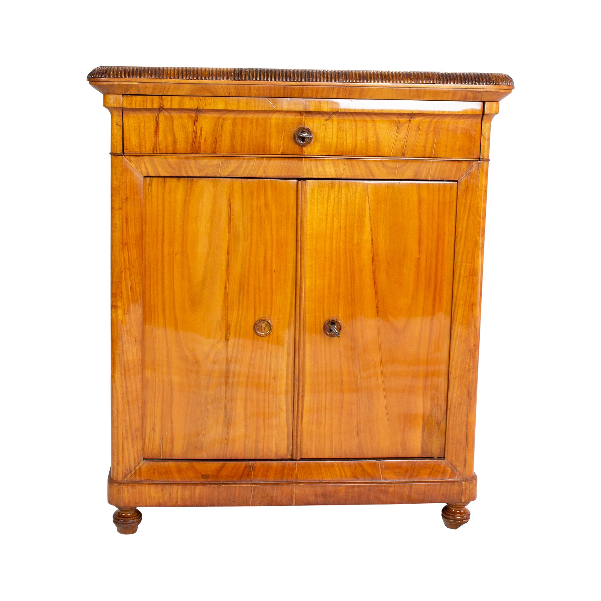 Early 19th Century Biedermeier Cherrywood Half Cabinet / Commode 2