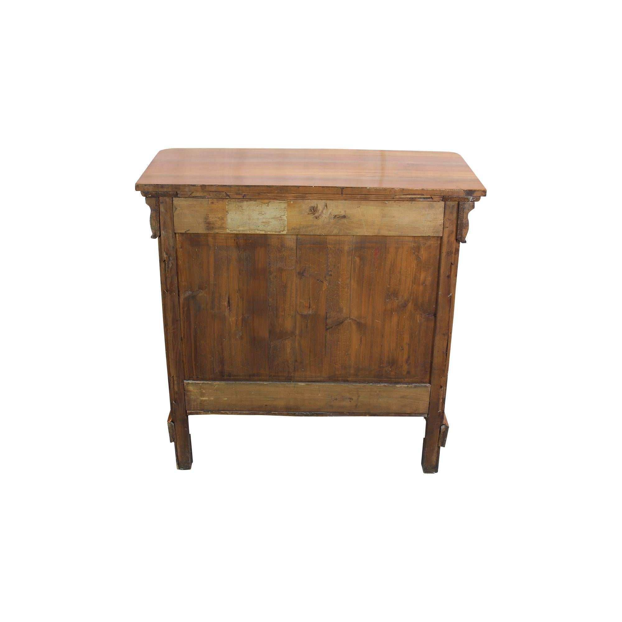 Early 19th Century Biedermeier Cherrywood Half Cabinet / Commode For Sale 4