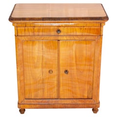 Early 19th Century Biedermeier Cherrywood Half Cabinet / Commode