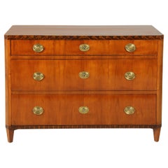 Antique Early 19th Century Biedermeier Chest of Drawers, Cherry, Munich circa 1815