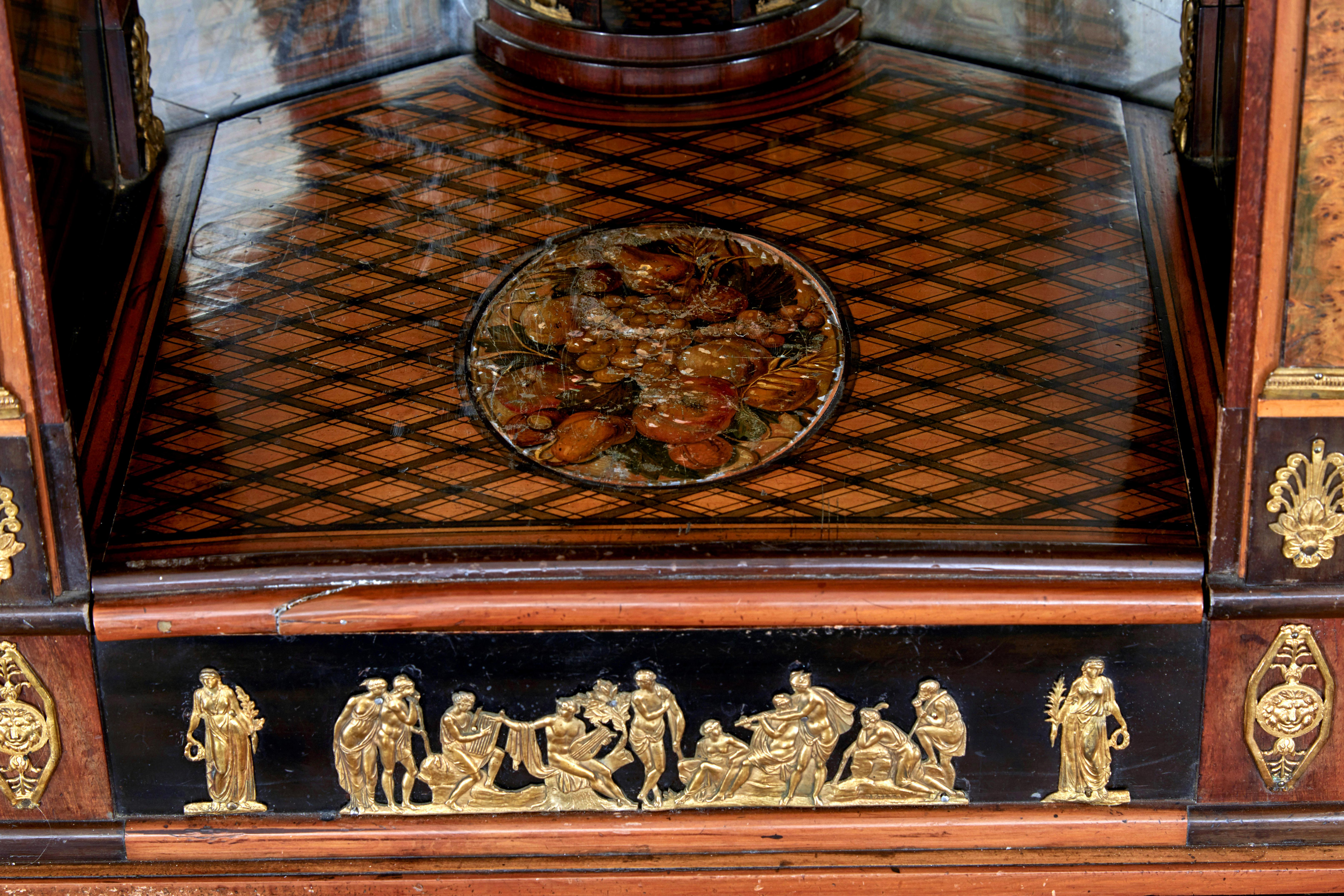 Scrittoio in betulla ebanizzata dell'inizio del XIX secolo Biedermeier in vendita 4