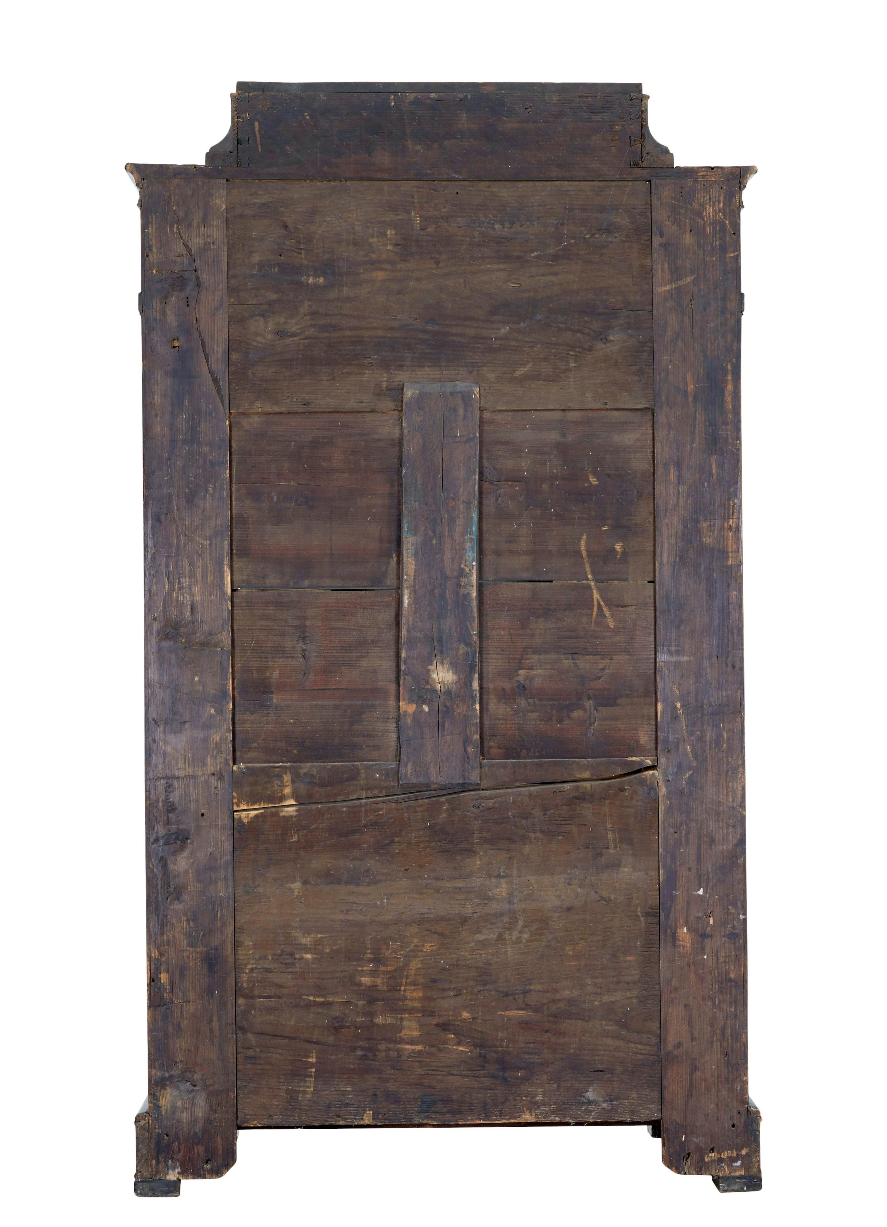 Scrittoio in betulla ebanizzata dell'inizio del XIX secolo Biedermeier In condizioni buone in vendita a Debenham, Suffolk