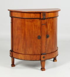 Early 19th Century Biedermeier / Empire Sideboard, Demi Lune Chest