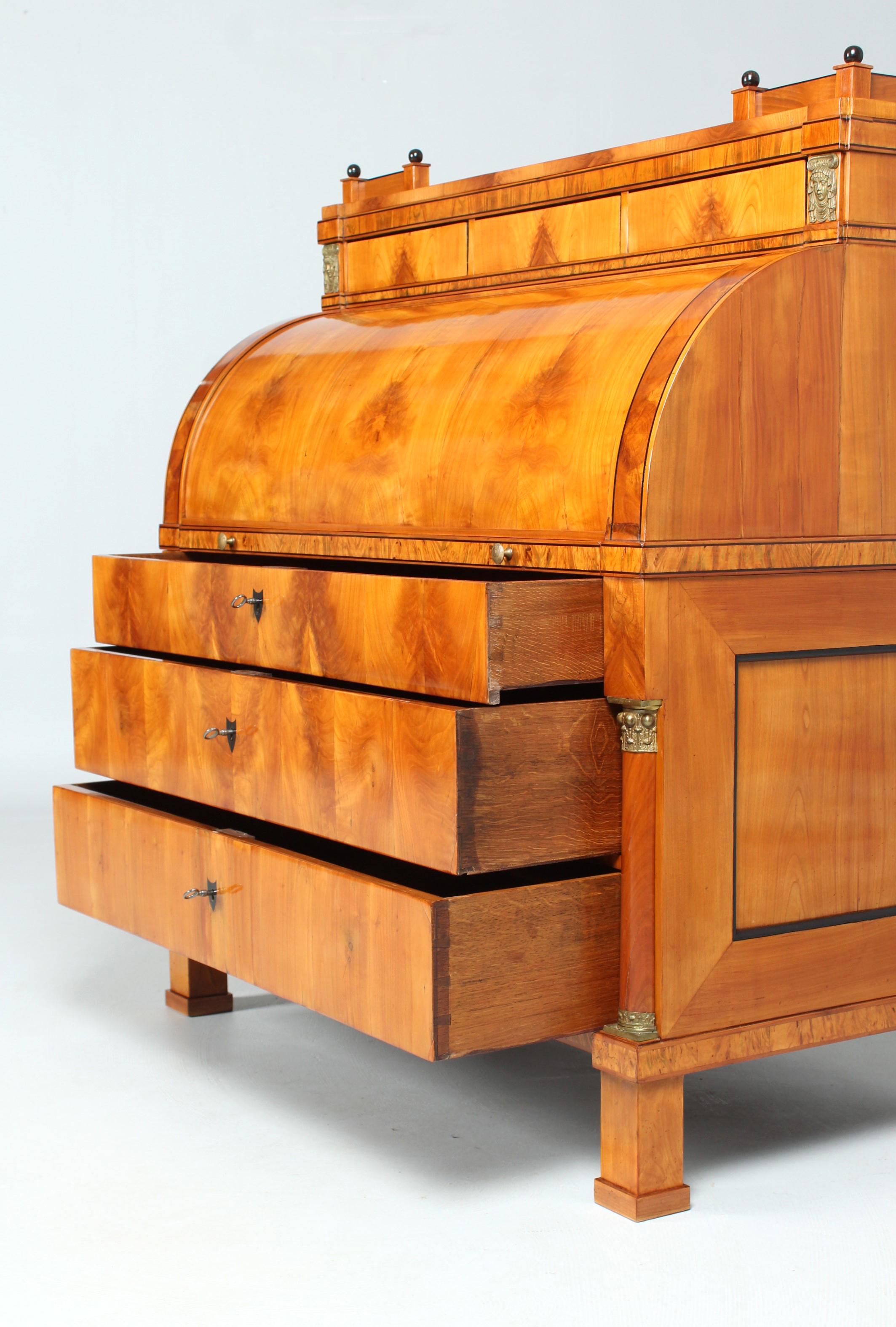 Early 19th Century Biedermeier Secretary with Hidden Mechanism, circa 1815 9