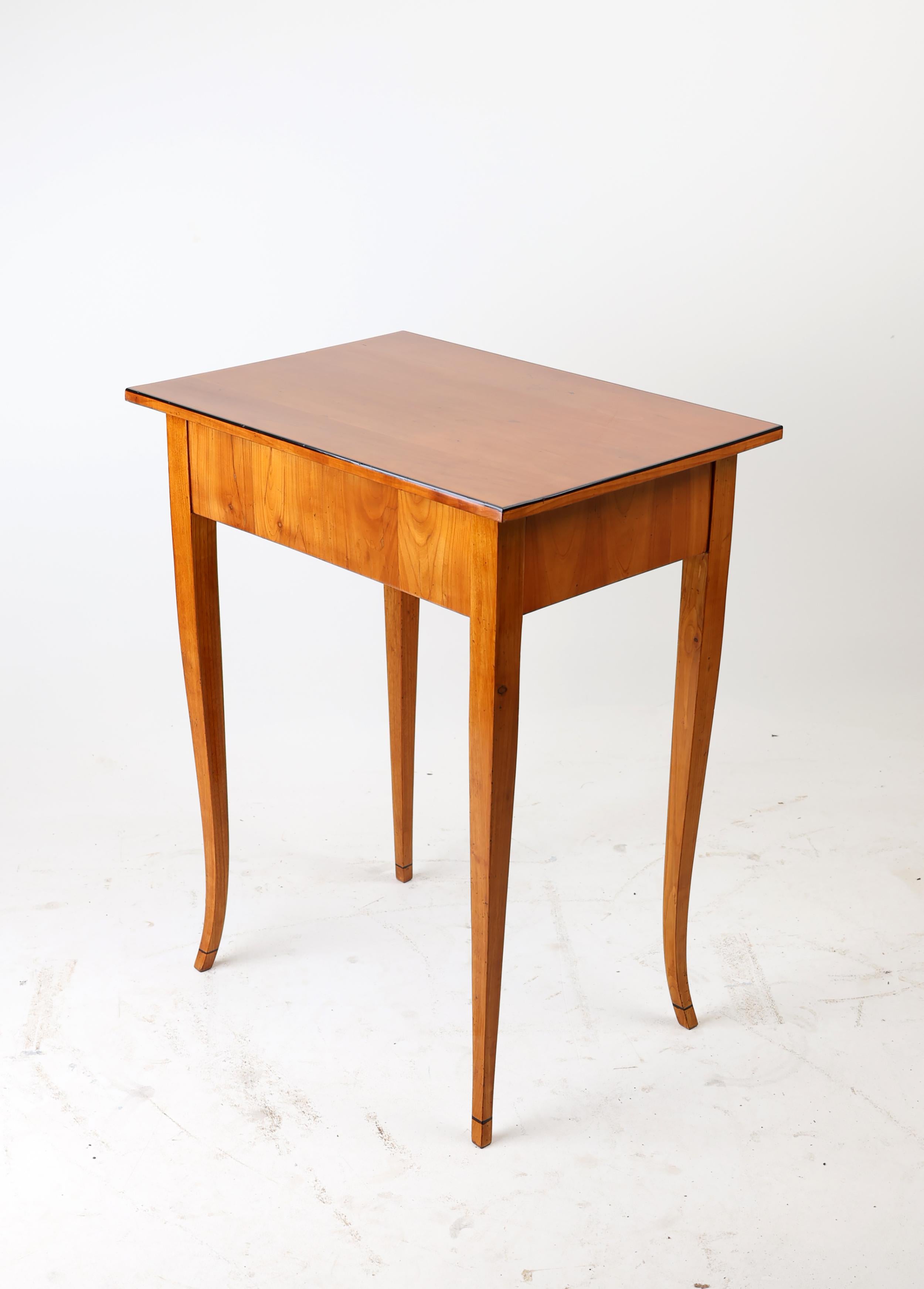 Polished Early 19th Century Biedermeier Side Table For Sale