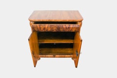 Early 19th Century Biedermeier Walnut Half Cabinet