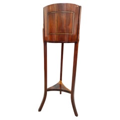 Florero o Chamganero de Nogal Biedermeier del Siglo XIX