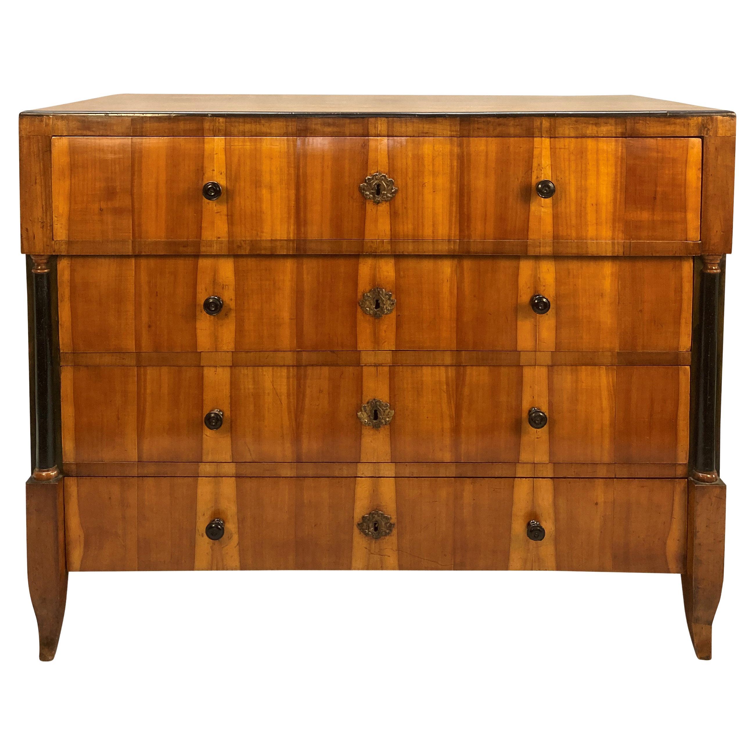 Early 19th Century Biedermier Cherrywood Commode