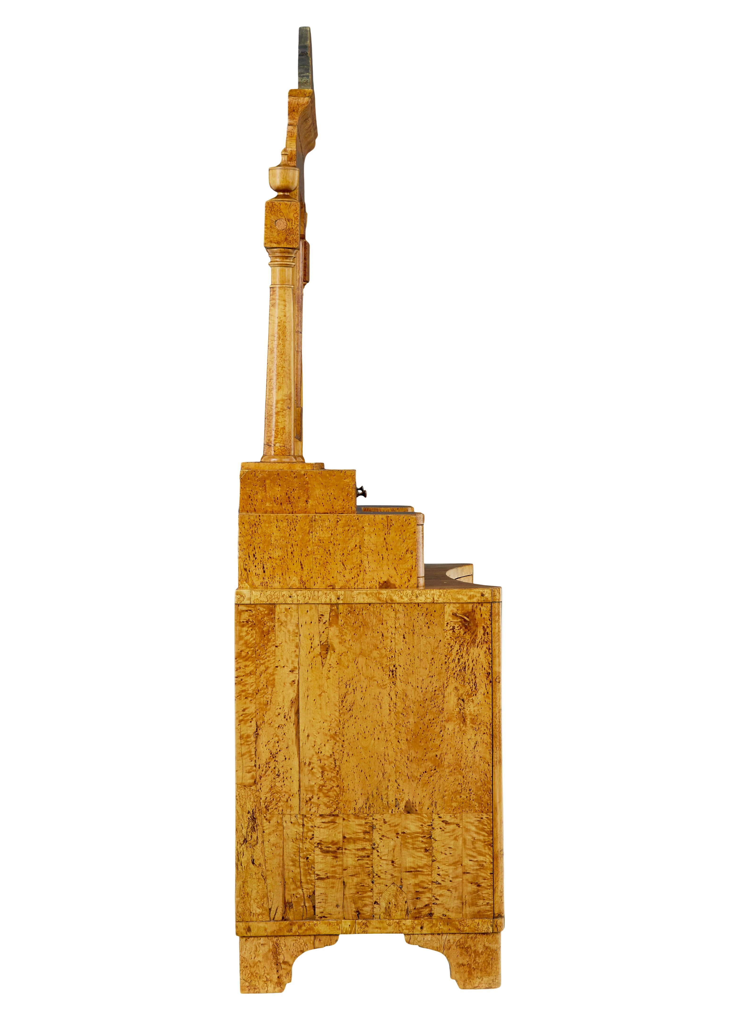 Cómoda Biedermeier de abedul de principios del siglo XIX en Bueno estado para la venta en Debenham, Suffolk