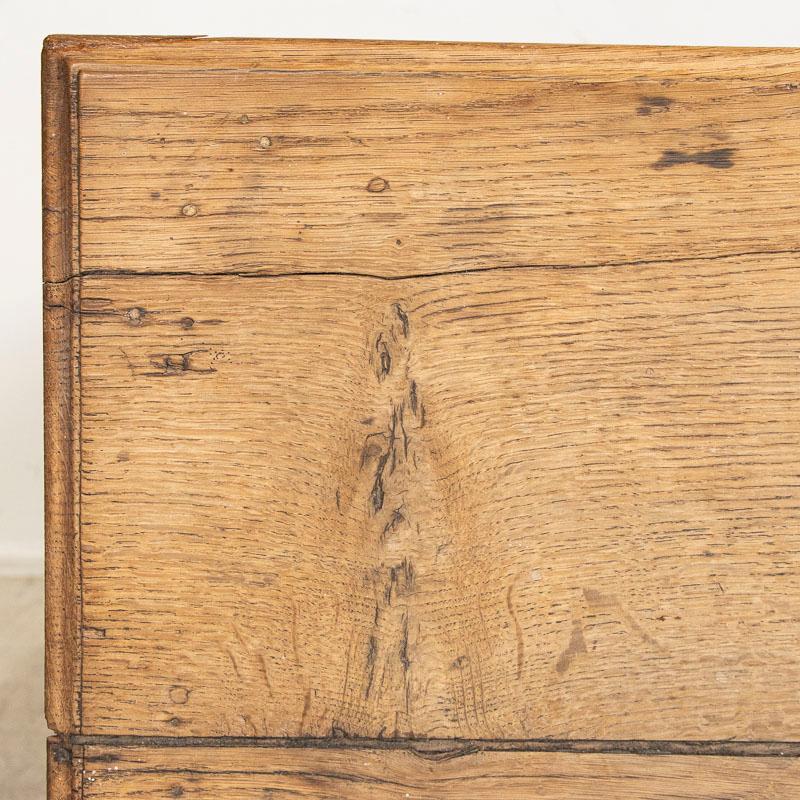 Early 19th Century Bleached Oak Chest of 3 Drawers from France 8