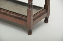 Early 19th Century Bobbin Oak Umbrella Stand, England, circa 1840