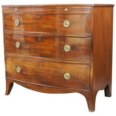 Early 19th Century Bow Fronted Chest of Three Drawers