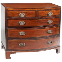 Early 19th Century Bowfront Chest of Drawers after Thomas Sheraton
