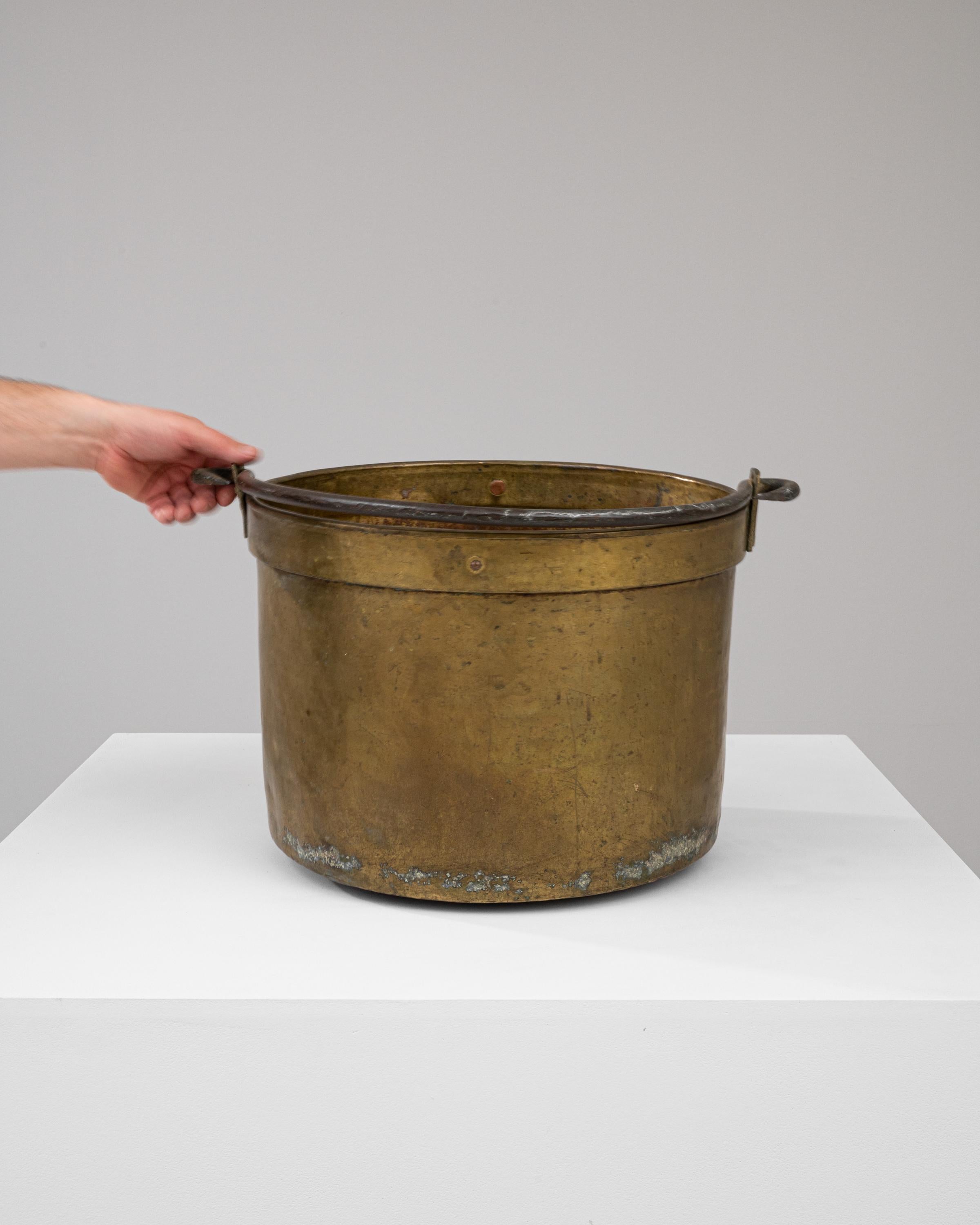 French Early 19th Century Brass Bucket For Sale