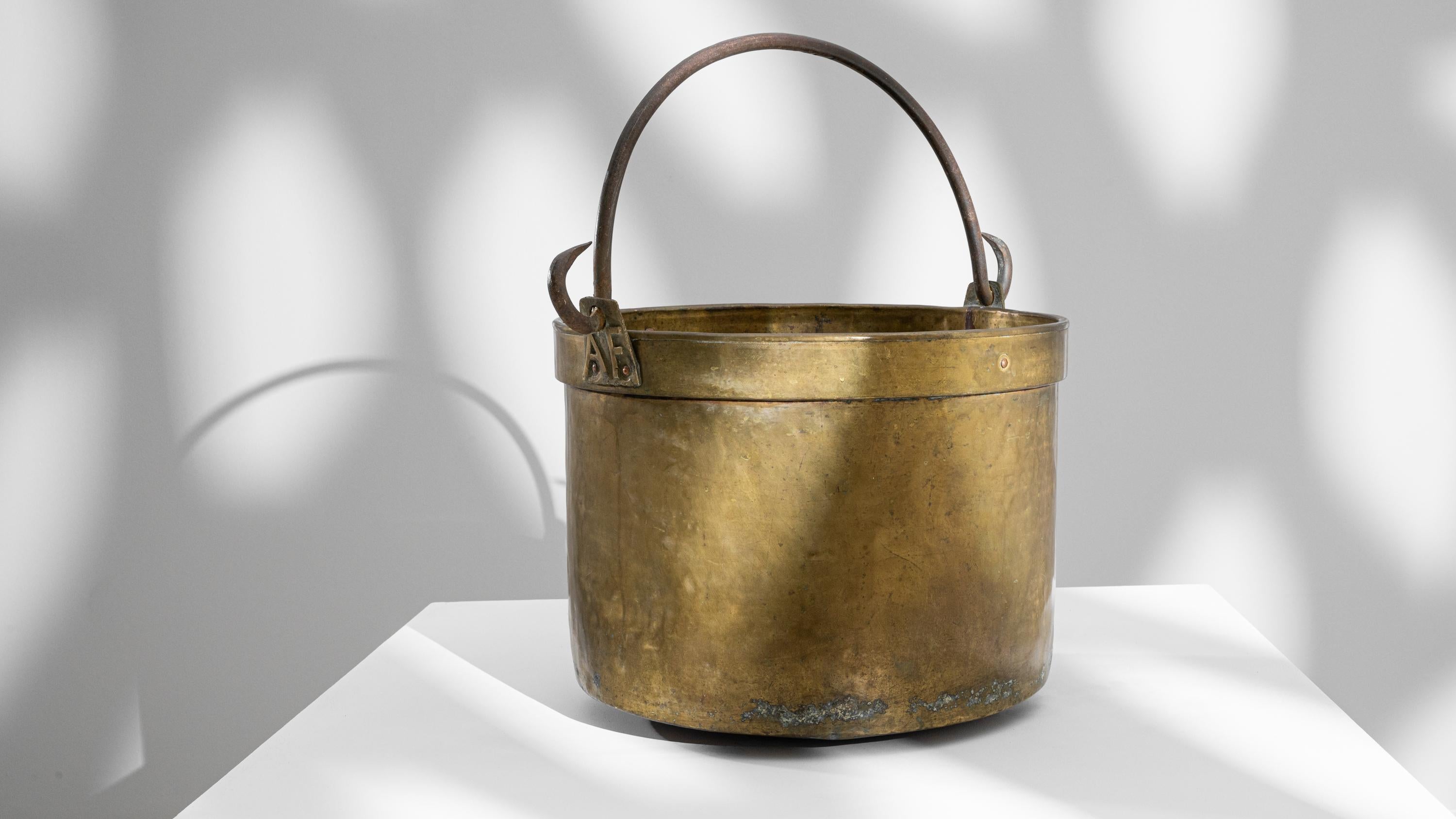 Early 19th Century Brass Bucket For Sale 3