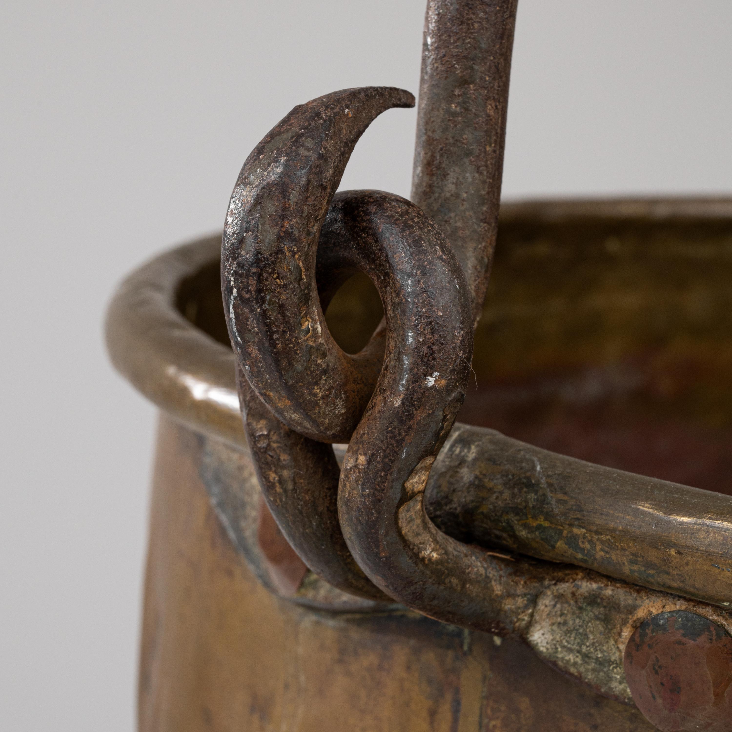 Early 19th Century Brass Bucket 4