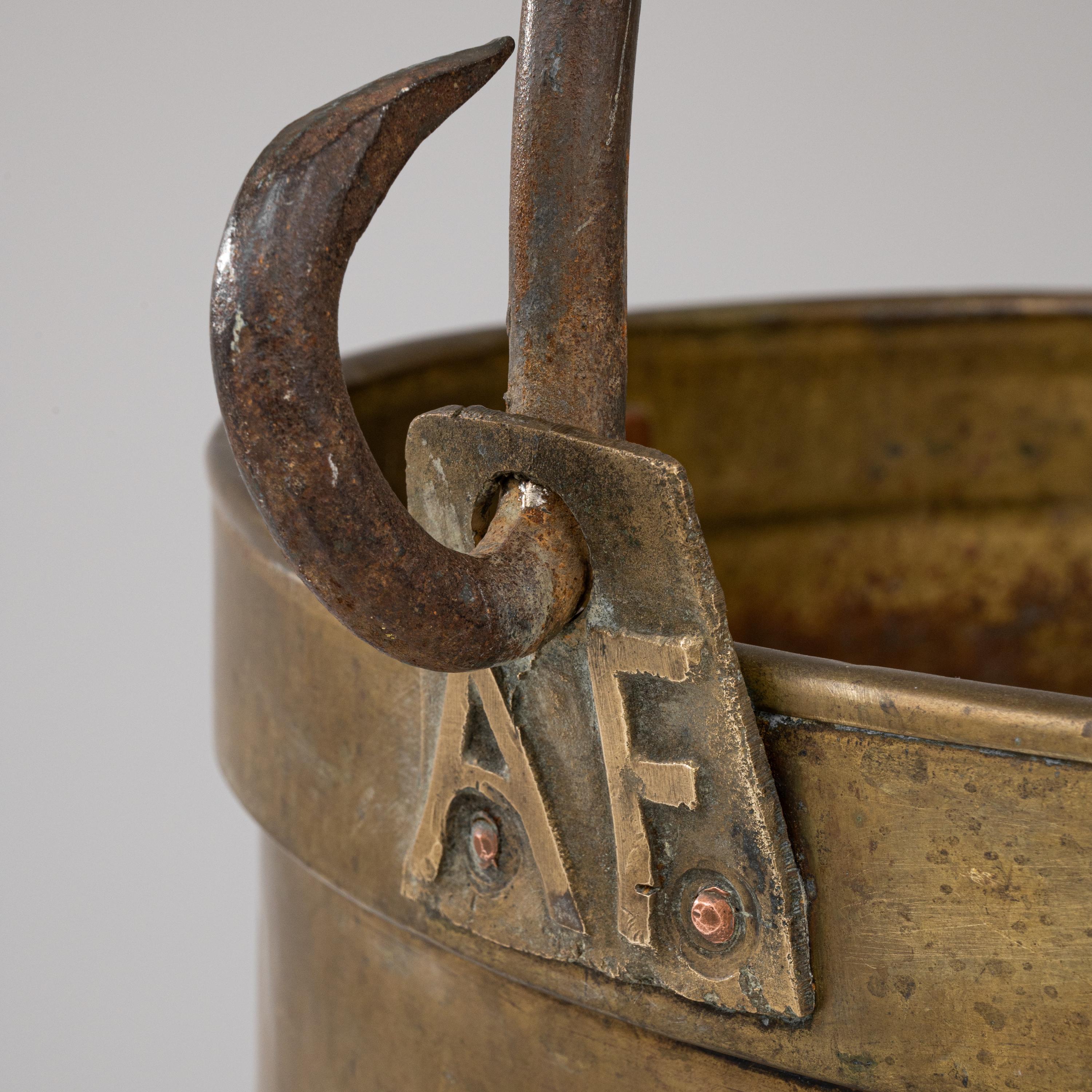 Early 19th Century Brass Bucket For Sale 4