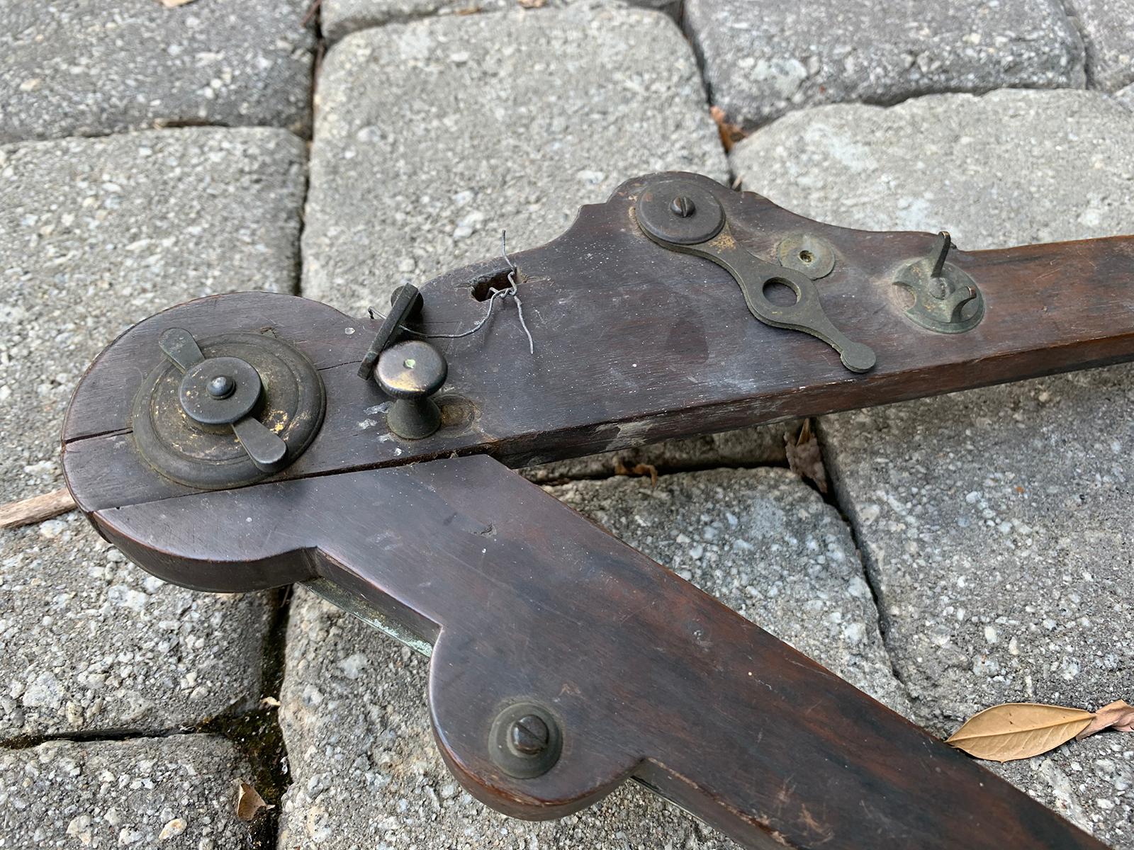 Early 19th Century Brass and Ebony Octant, Marked Remmert Rurds, 1805 2