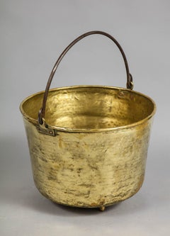 Early 19th Century Brass Log Bin