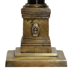 Early 19th Century Brass Sprung Candle Lamp, circa 1840