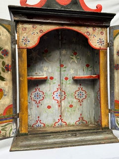 Sanctuaire brésilien peint du début du 19e siècle Minas Gerais