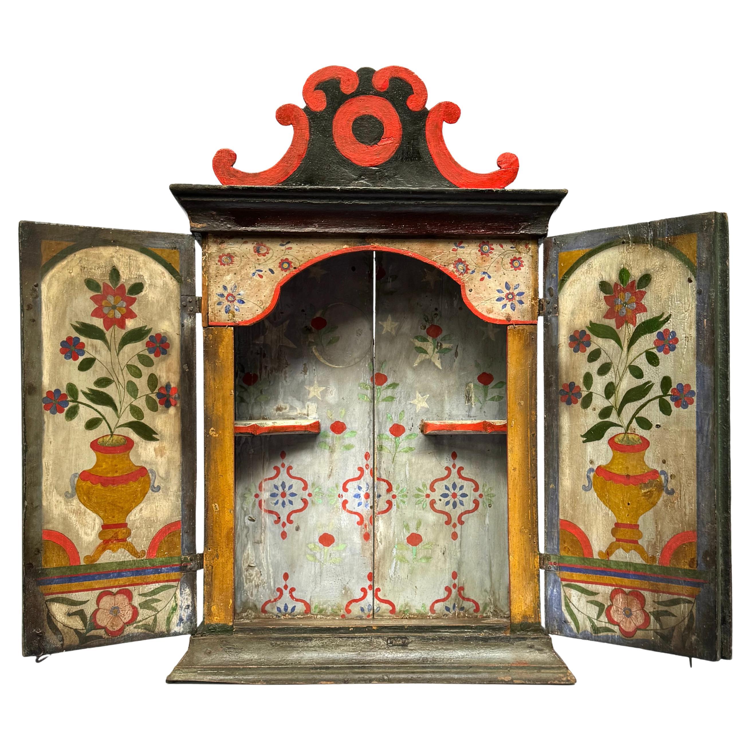 Sanctuaire brésilien peint du début du 19e siècle Minas Gerais en vente