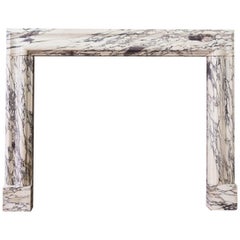 Early 19th Century Breche Violette Bolection Fireplace Antique Early 19th Century Breche Violette Bolection Fireplace