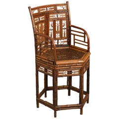 Antique Early 19th Century ‘Brighton Pavilion’ Bamboo Armchair