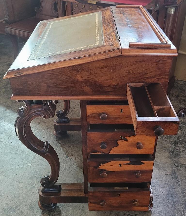 Early 19th Century British Davenport Desk in the Manner of Gillows In Good Condition For Sale In Dallas, TX