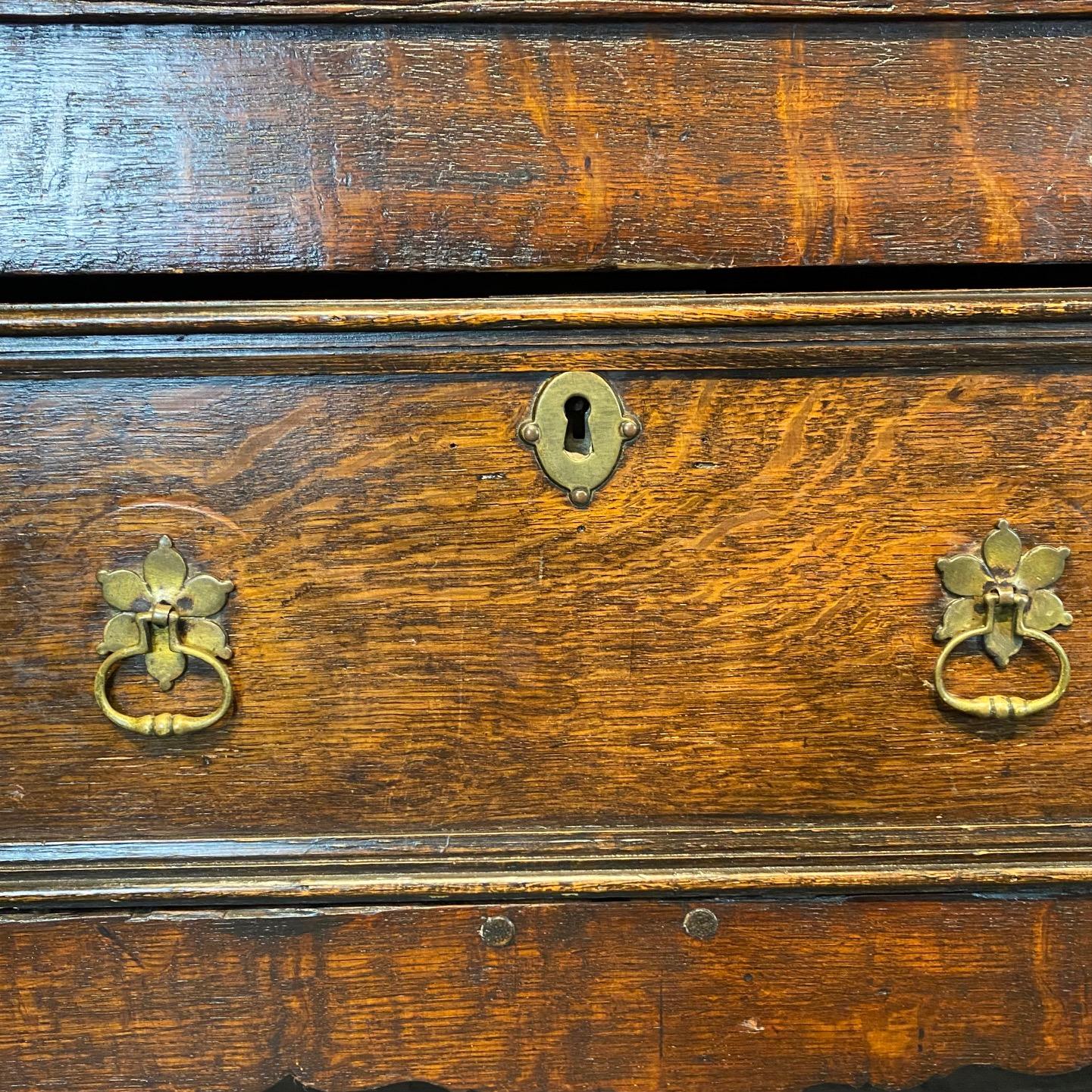 Credenza con base a cassettone in Oak British II dell'inizio del XIX secolo in vendita 5