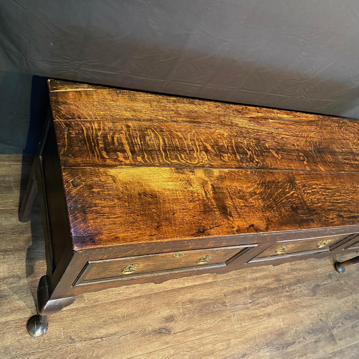 Credenza con base a cassettone in Oak British II dell'inizio del XIX secolo in vendita 8