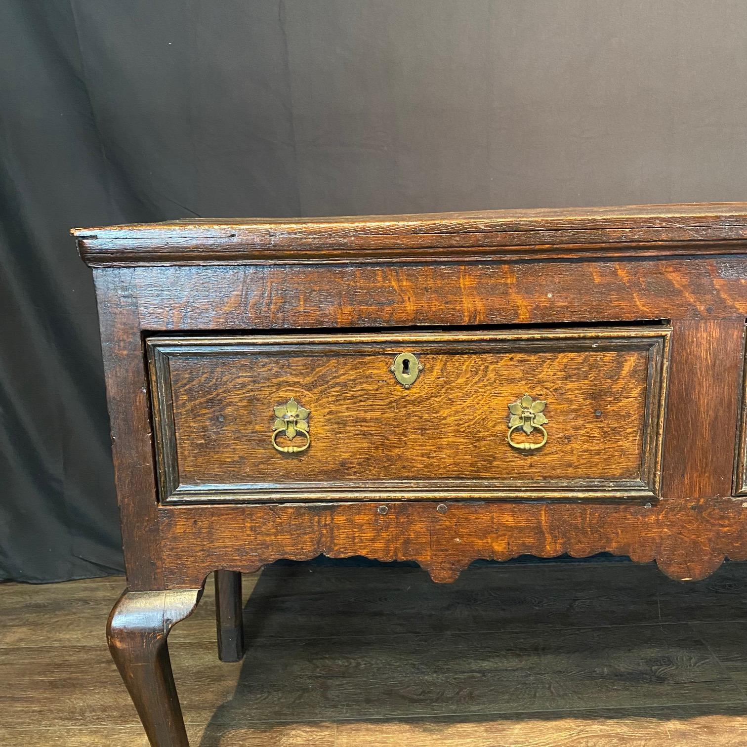 Credenza con base a cassettone in Oak British II dell'inizio del XIX secolo in vendita 3