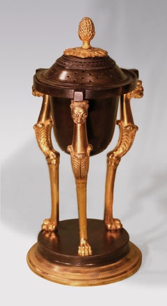 Early 19th Century Bronze and Ormolu Parfumiers in Thomas Hope Style
