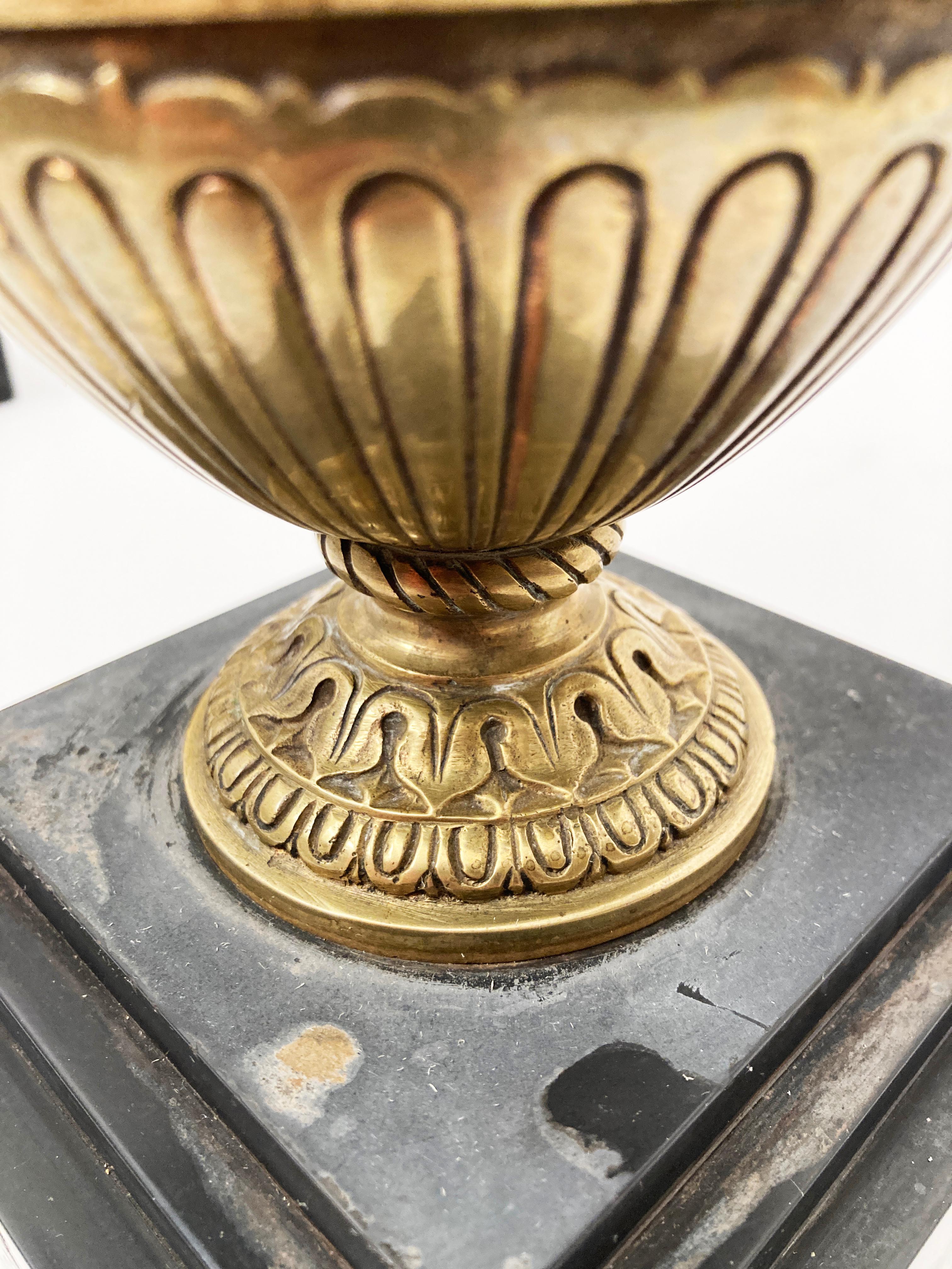 Paire d'urnes en bronze du Grand Tour de France du début du 19e siècle  en vente 4