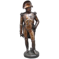 Early 19th Century bronze sculpture of Napoleon Bonaparte by Carle Elshoecht