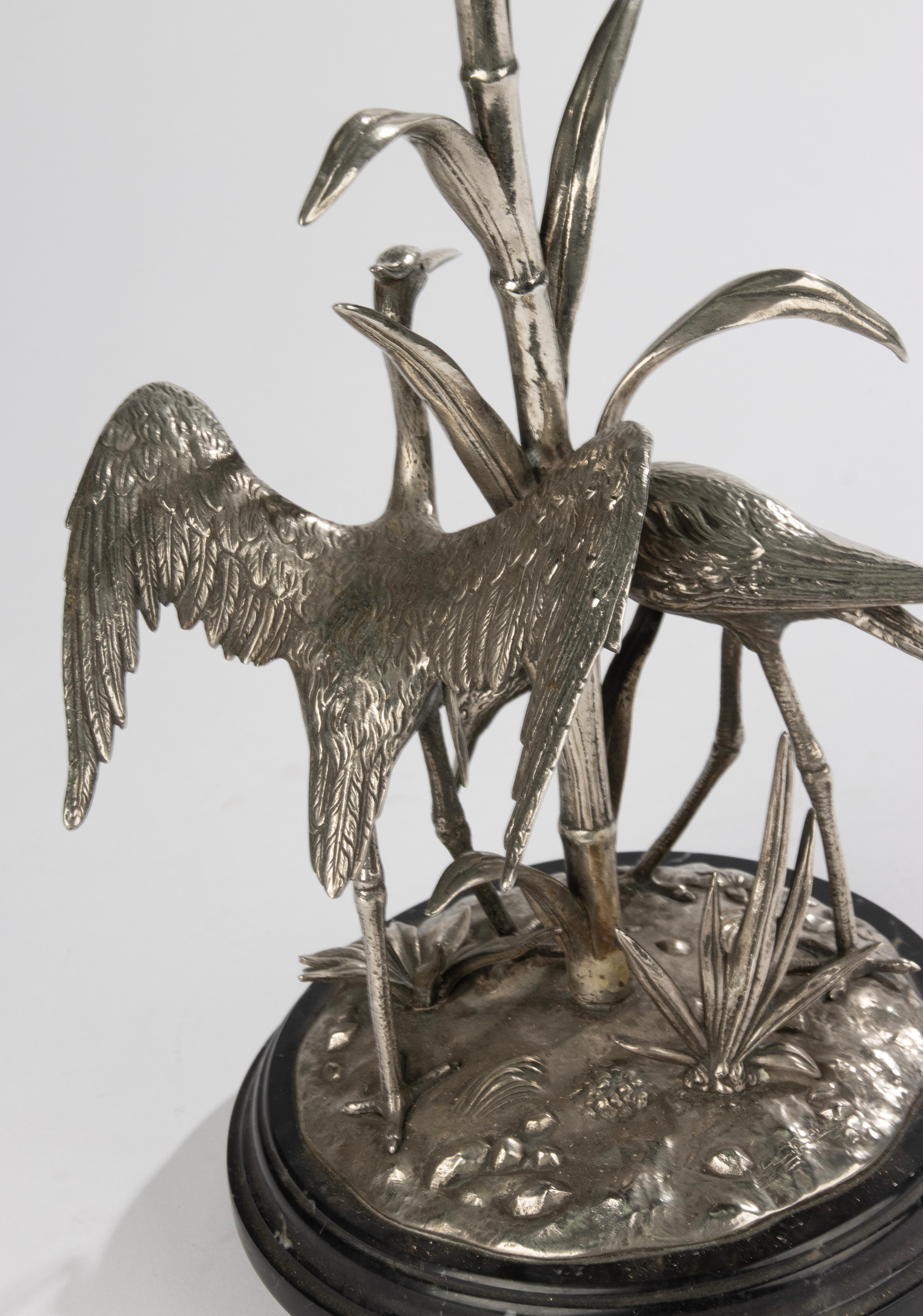 Lámpara de mesa de bronce de principios del siglo XIX - Firmada G. Figudo en venta 9