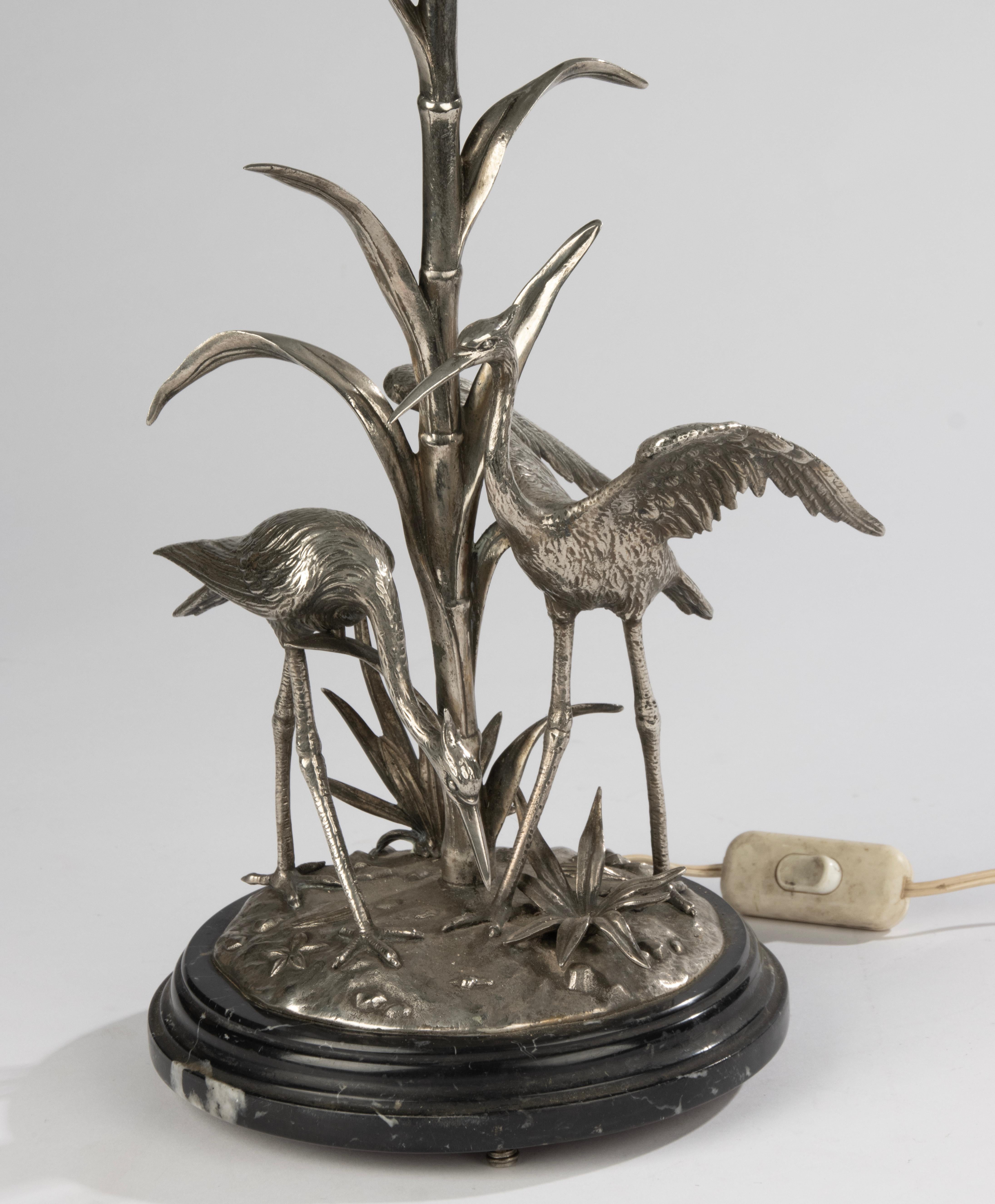 Lámpara de mesa de bronce de principios del siglo XIX - Firmada G. Figudo Art Nouveau en venta