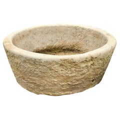 Early 19th Century Burgundy Limestone Trough