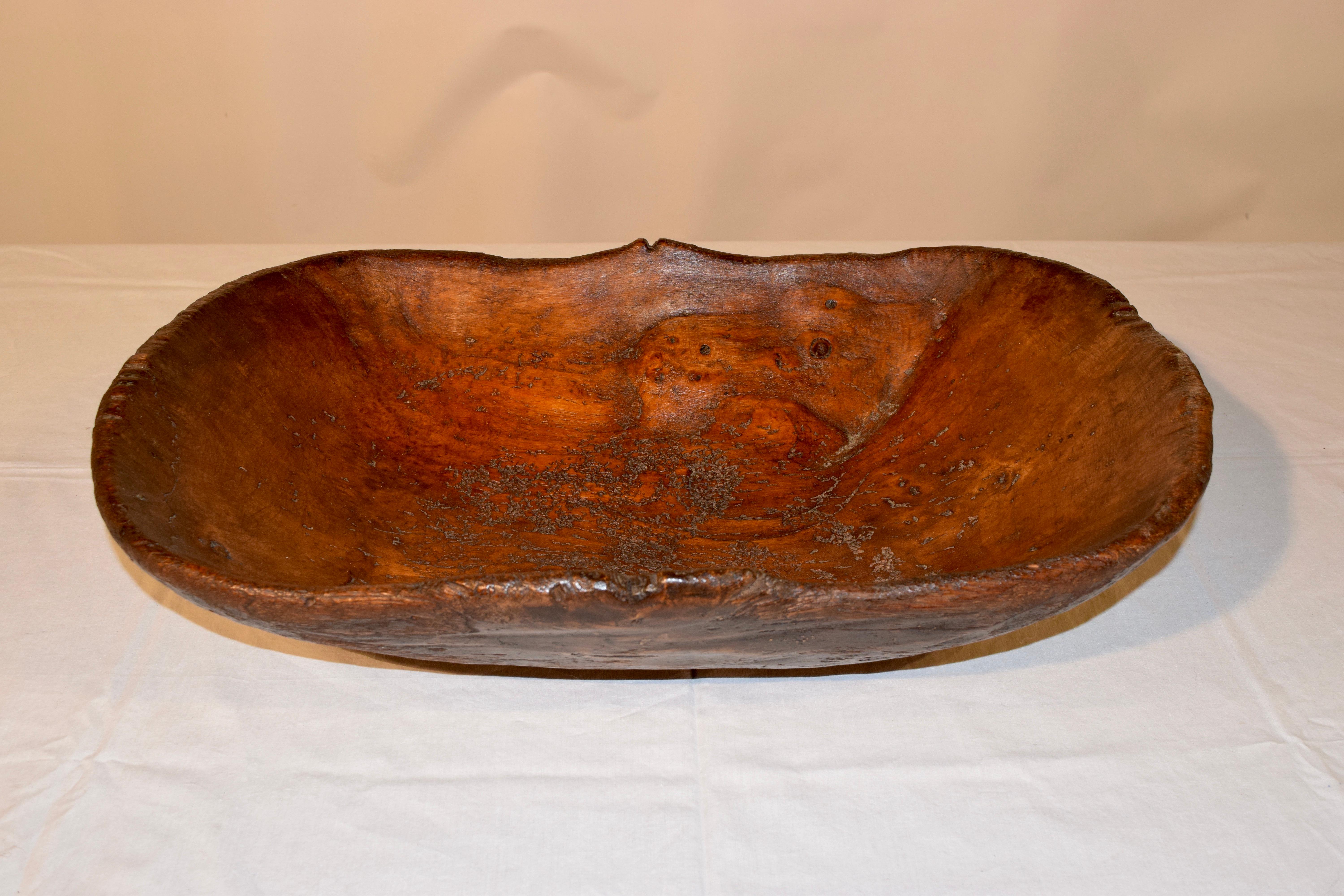 burl walnut bowl