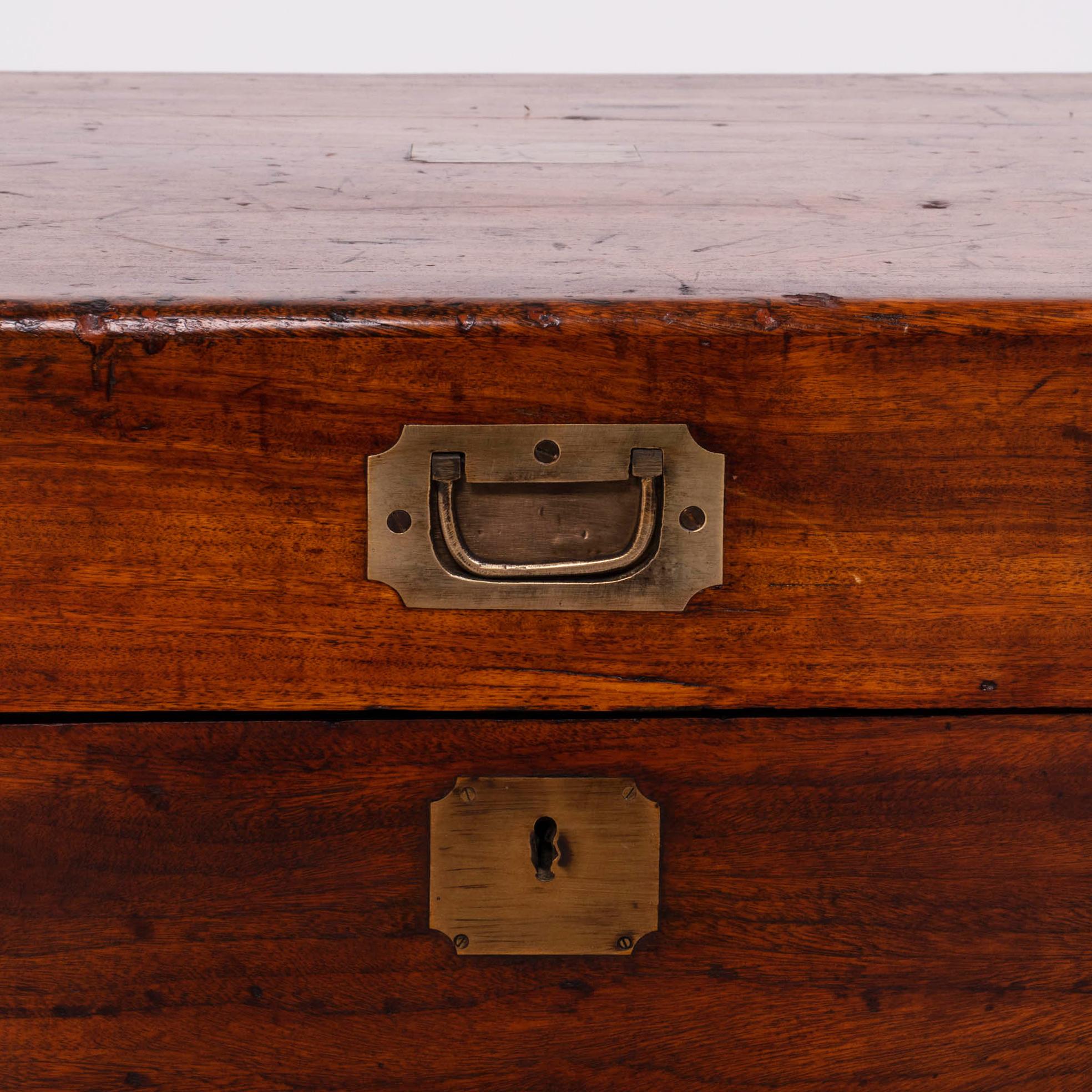 Late 19th Century Camphor Wooden Storage Chest, Hong Kong 5
