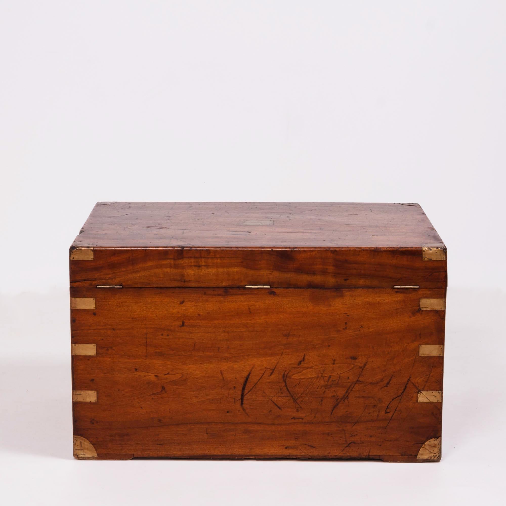 Late 19th Century Camphor Wooden Storage Chest, Hong Kong In Fair Condition In London, GB