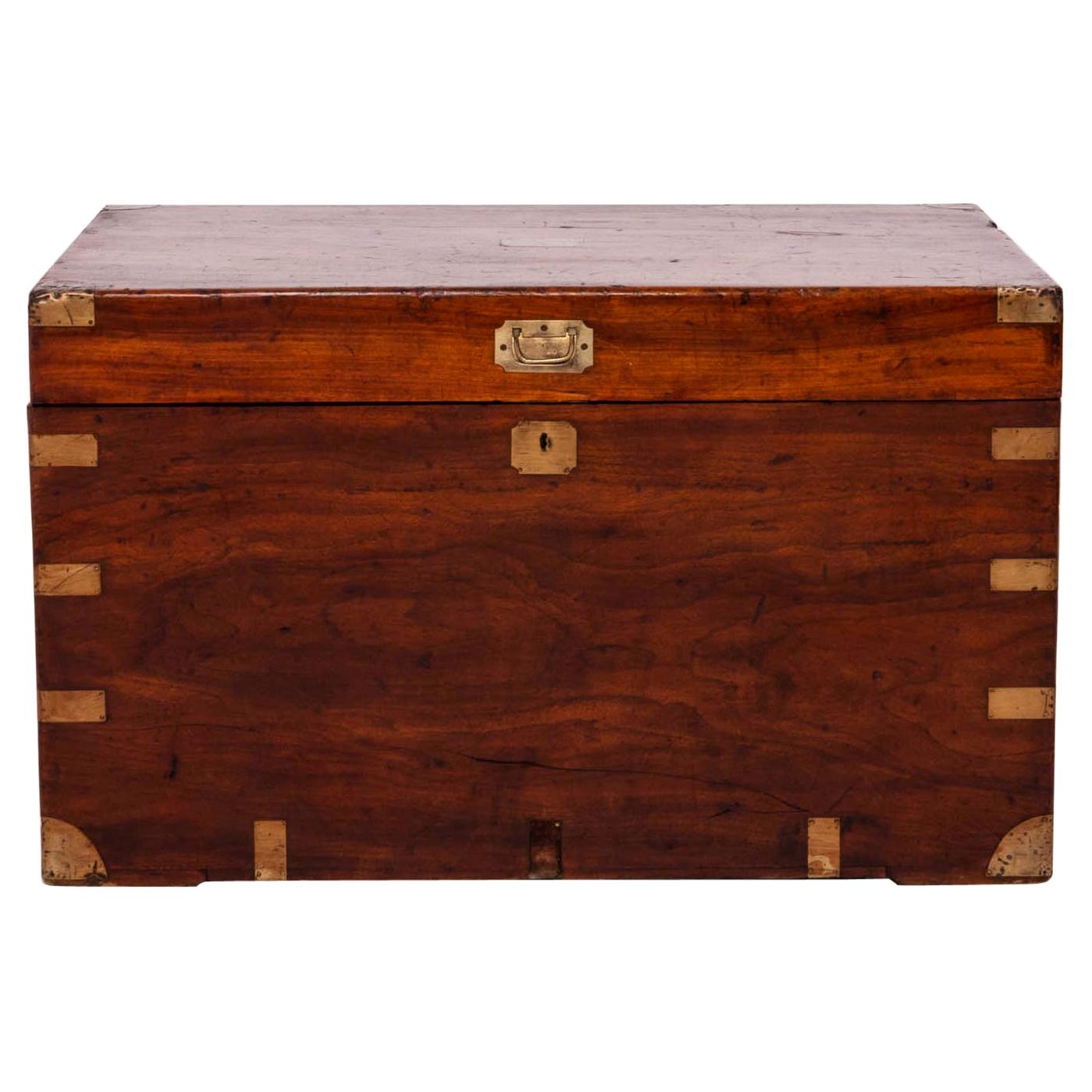 Late 19th Century Camphor Wooden Storage Chest, Hong Kong