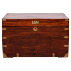 Late 19th Century Camphor Wooden Storage Chest, Hong Kong