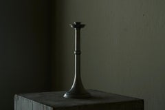 Early 19th Century Candlestick in Pewter Northern Europe