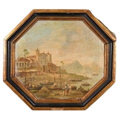 Pittura della Scuola del Brasile Capriccio dell'inizio del XIX secolo
