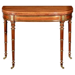 Early 19th Century Card Table by John McLean, Circa 1810