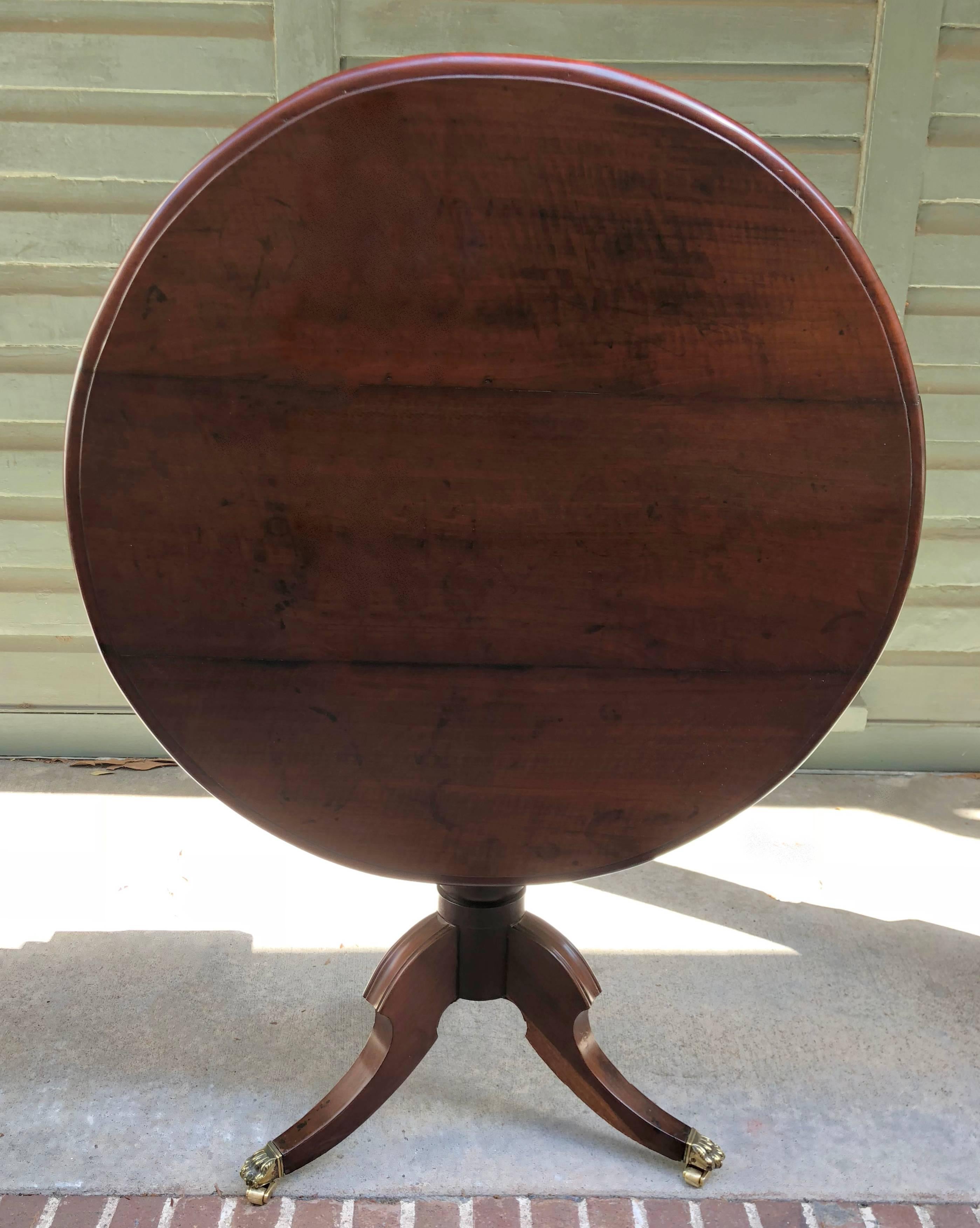 This West Indies center table has an English influence. This piece is published in 