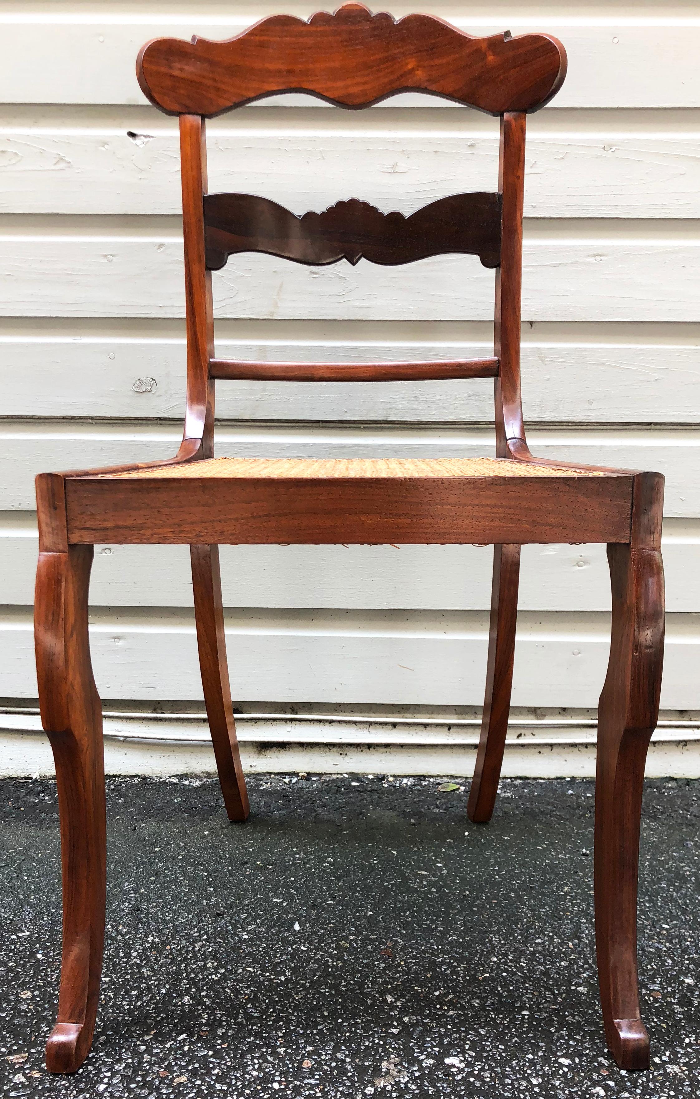 Early 19th Century Caribbean Regency Rosewood or Set of Eight Dining Chairs 10