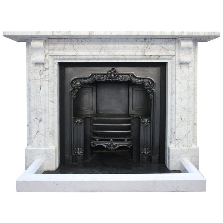 Early 19th Century Carrara Marble Fireplace Surround For At 1stdibs Early 19th Century Carrara Marble Fireplace Surround For
