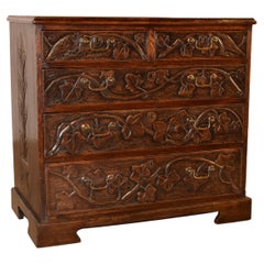 Early 19th Century Carved Chest of Drawers